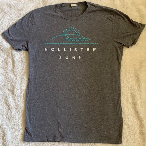 Hollister Tops - Grey Hollister Surf Shirt